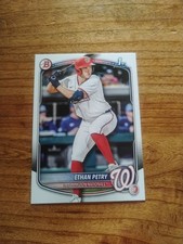 ETHAN PETRY  NATIONALS RC 1st card 2025 BOWMAN DRAFT #BD-151
