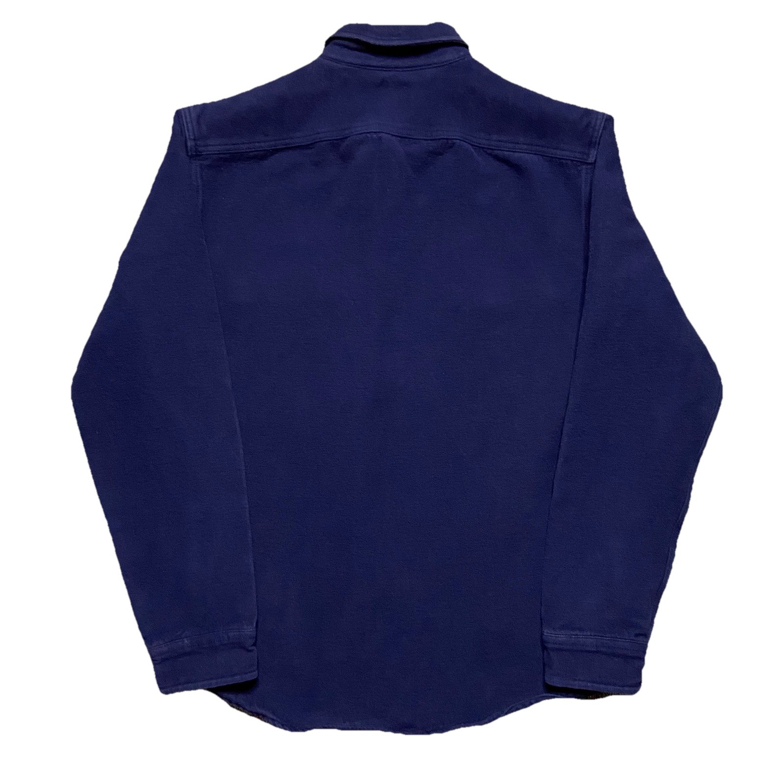 JCrew Shirt Large Navy Solid Button Up Workwear H… - image 2