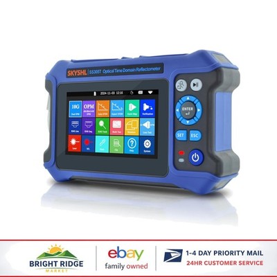 Portable OTDR Fiber Tester with 80km  Range and Dual Wavelength Capability