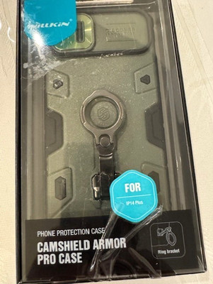 NILLKIN i-Phone 14Plus Case Camshield  Armor Pro Green Protective -Free Shipping