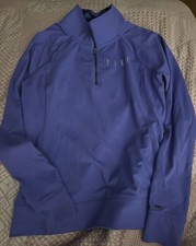Victoria s Secret PINK Quarter Zip Purple Pullover. Size Small.