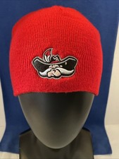 Captivating Headgear University of Nevada Las Vegas UNLV Hey Reb Logo Beanie