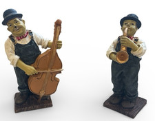 Deko-Figuren von Dick & Doof Musiker – 2er Set – Vintage Stil