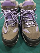 Hi-Tec Women's Skamania Mid-Rise Waterproof Hiking Boot Grey/Viola Size US 7M
