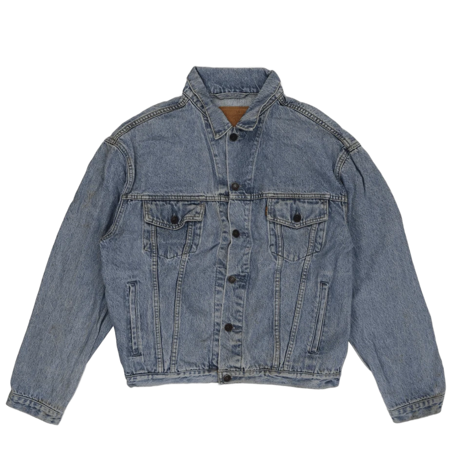 Levi’s Strauss & Co. (70503) Dark Blue Denim Trucker Jacket Button Up | Size L, photo 1 of 4