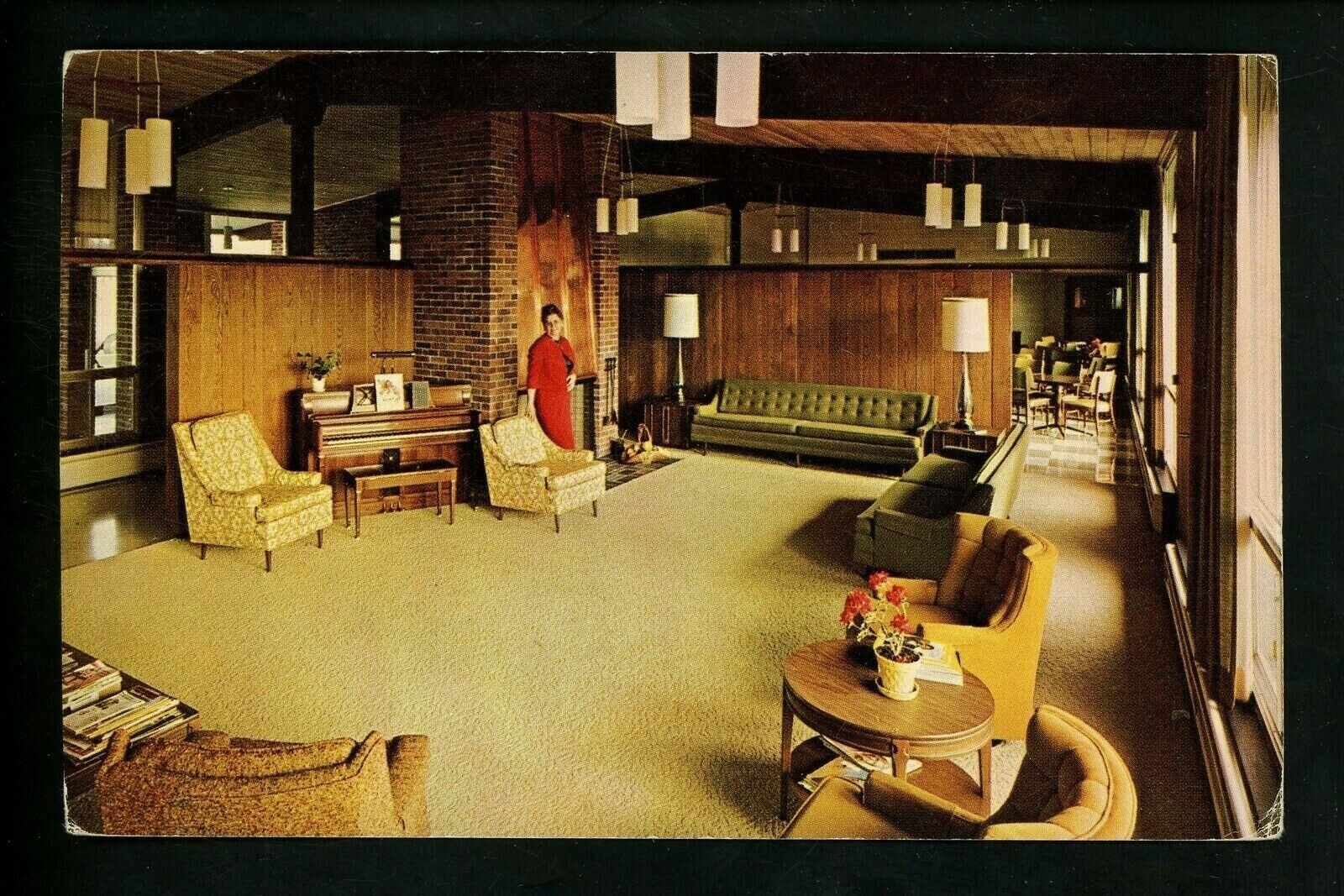 Indiana IN postcard Bremen Manor retirement apartments chrome eBay