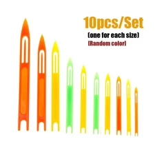 10x Fishing Netting Needle Repair Net Line Shuttles Mending Weaving Fishing Gear