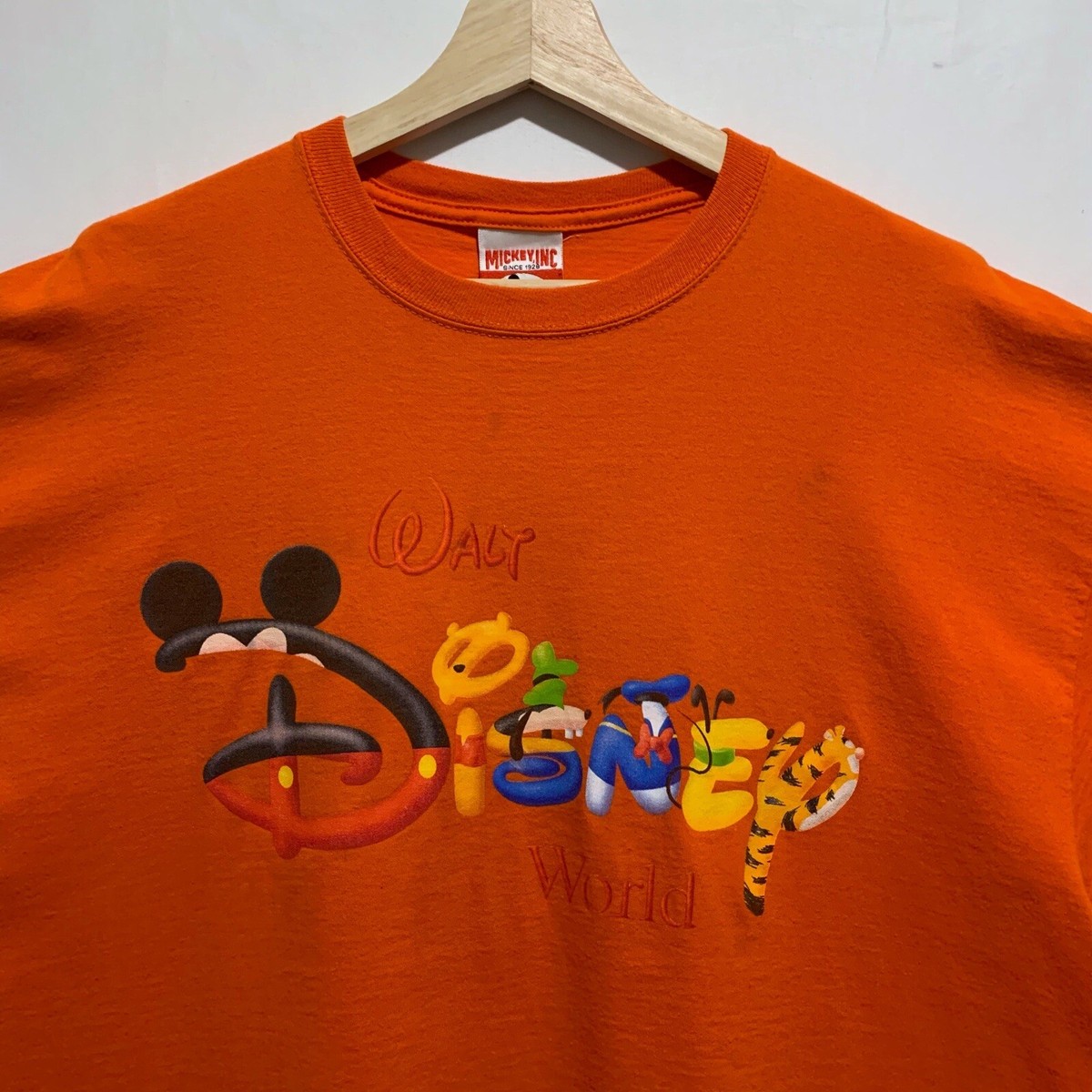 90s Disney vintage shirt マレフィセント 他 Vintage 90s Disney Mickey Mouse T Shirt Men Large Blue