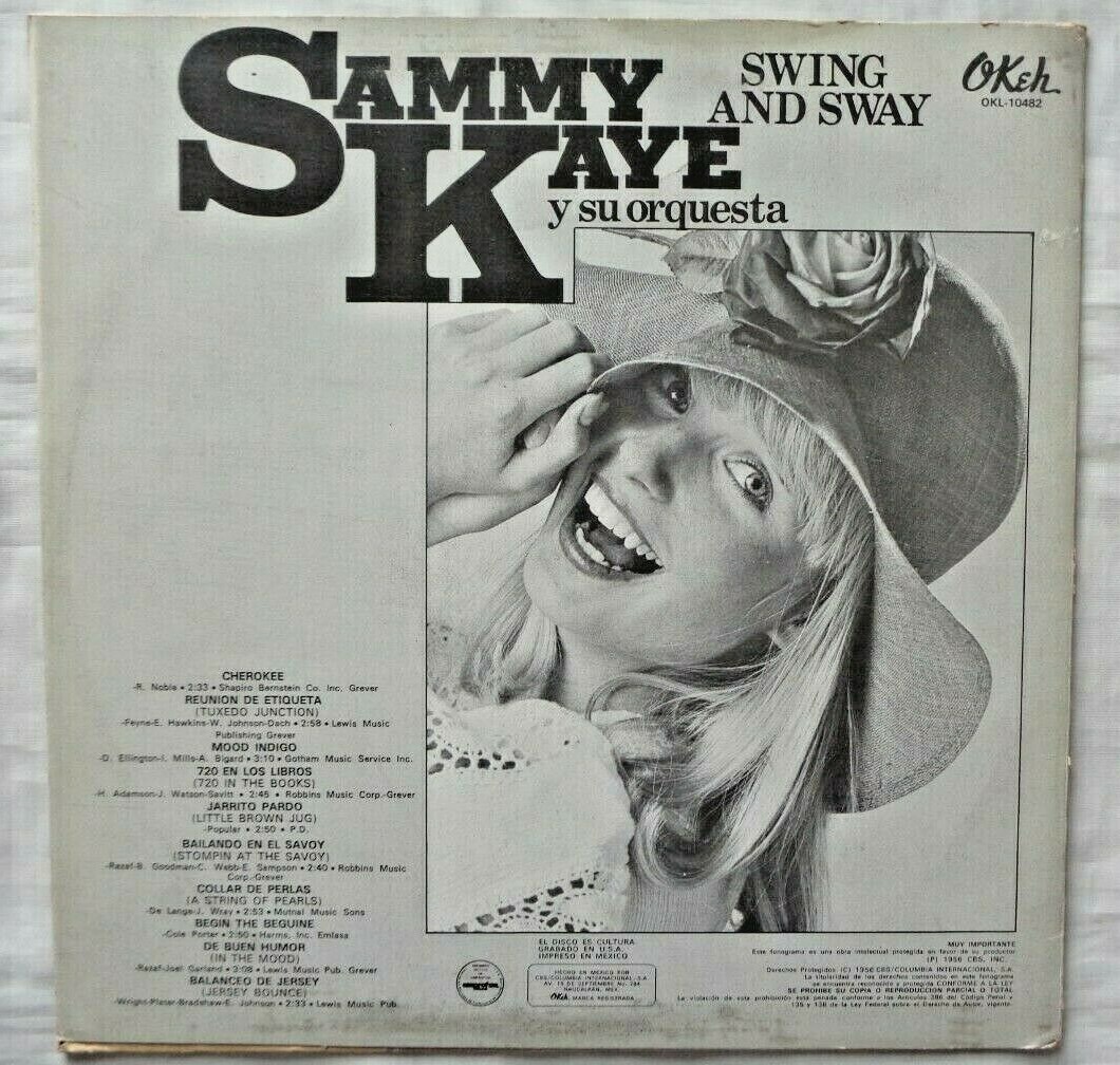 Sammy Kaye Y Su Orchesta: Swing and Sway 1978-80 Okeh OKL-10482