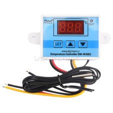 Digital AC 110-220V LED Temperature Controller Thermostat NTC10K Sensor W3002