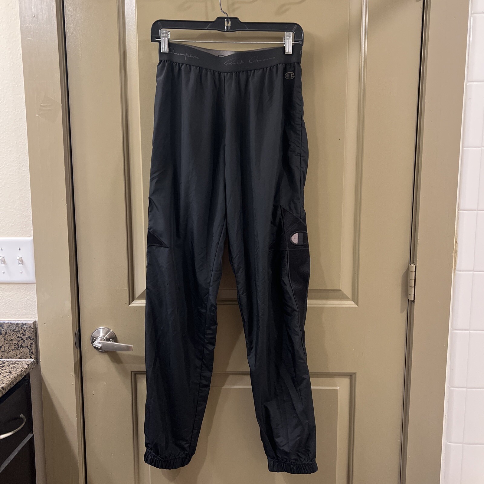 rick owens x champion Black Pants Sz M (item B6)