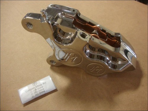 Big Dog Motorcycles CHROME PM FRONT brake caliper all 2004-11 models - Picture 1 of 5