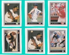 1992 Leaf Dave Stewart #258 Oakland Athletics Baseball Card ***