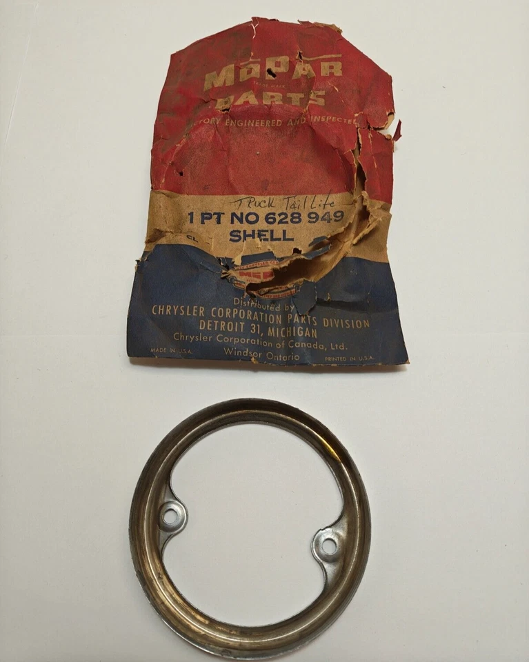 Luz trasera Dodge Truck Plymouth 1933-1939 carcasa cromada 628949 nuevo en stock Foto 4 de 4