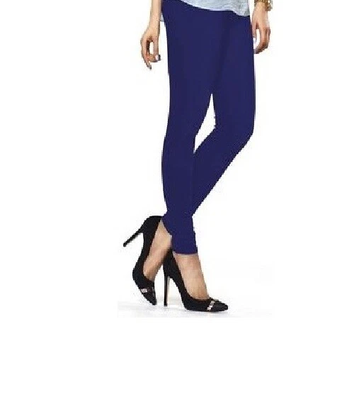 Women Cotton Legi Bollywood Color Blue Indian Churidar Leggings Pant