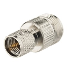 Coax Adapter Mini - UHF Male to N Female Straight Connector Adapter
