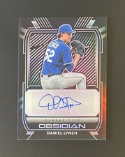 2021 Panini Chronicles Obsidian Daniel Lynch Auto /99 Kansas City #O-DL