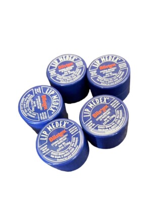 Blistex Lip Medex Cooling Relief for Sore Lips & Moisture 0.25 oz (5 Jars)
