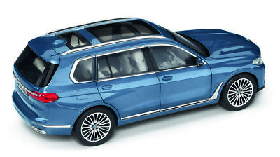 BMW Genuine Car Model Miniature X7 1 18 Scale Blue Vehicle Toy