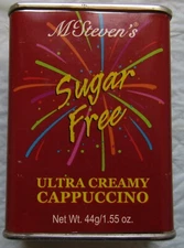 McSteven's Sugar Free Ultra Creamy Cappuccino 44g/ 1.55oz  2002 Empty