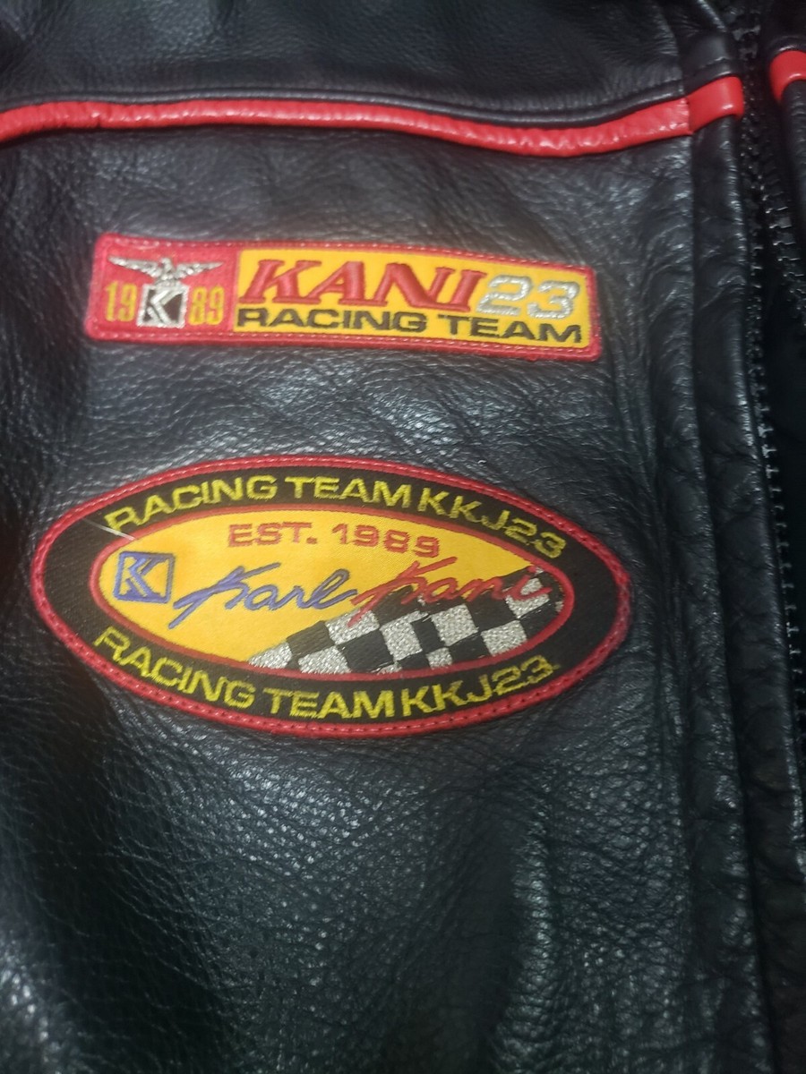 Karl Kani Vintage Leather Racing Team KKJ23 Jacket Size XL | eBay