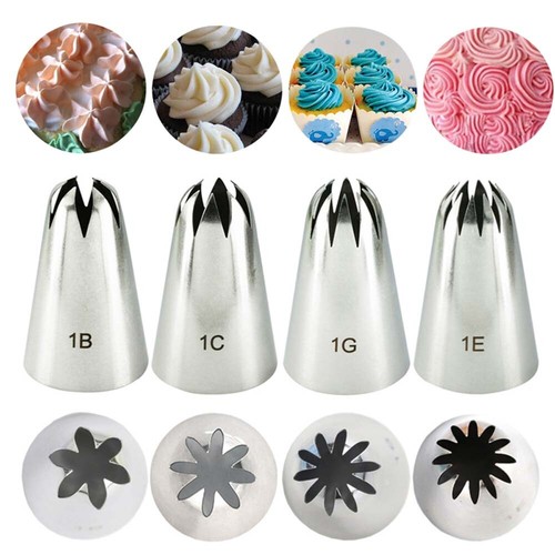 Large Icing Piping Nozzle For Decorating Baking Cookie Cupcake Piping Nozzles UK - Picture 3 of 15