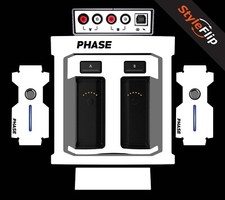MWM Phase Skins White Protective Decal StyleFlip Skins