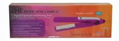 CHI Deep Brilliance Digital 1'' Titanium Flat Iron Purple