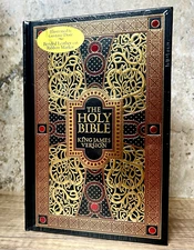 THE HOLY BIBLE King James Version * Gustave Dore * Deluxe Edition, SEALED