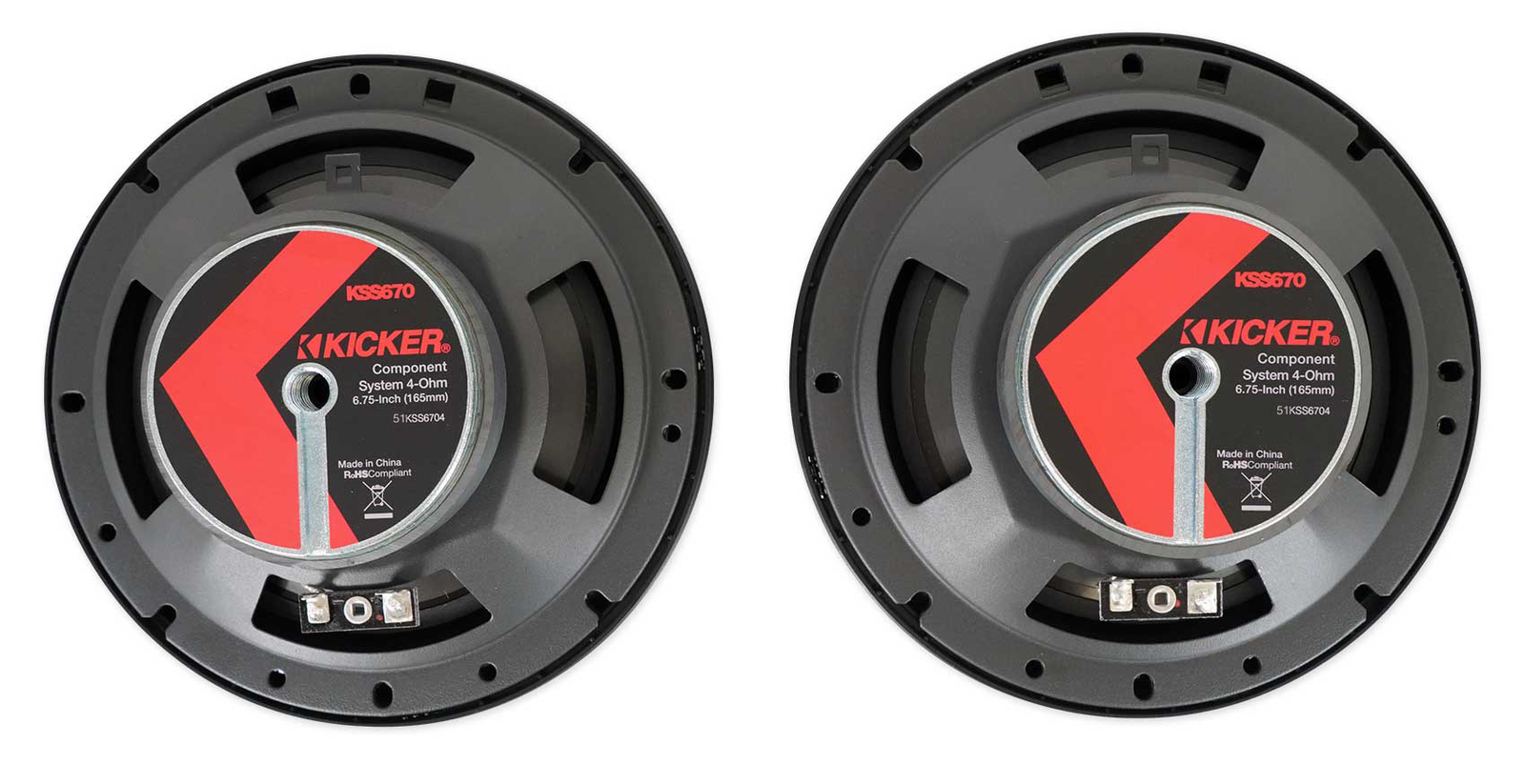 Пара коаксиальных динамиков Kicker 51KSS6704 675 Component 2 51KSSC6704 Car Audio