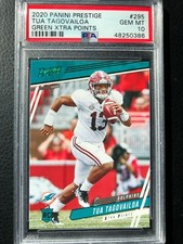 2020 Prestige Tua Tagovailoa RC Rookie Xtra Points GREEN PSA 10 POP 1 REGISTRY