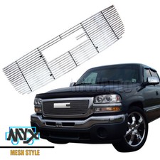 Fits 2003-2006 Gmc Sierra 15002500hd3500 Billet Grille Main Upper Grill Combo