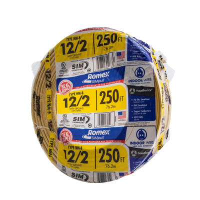Buy 50 ft. 12/3 Solid Romex SIMpull CU NM-B W/G Wire Online at Lowest