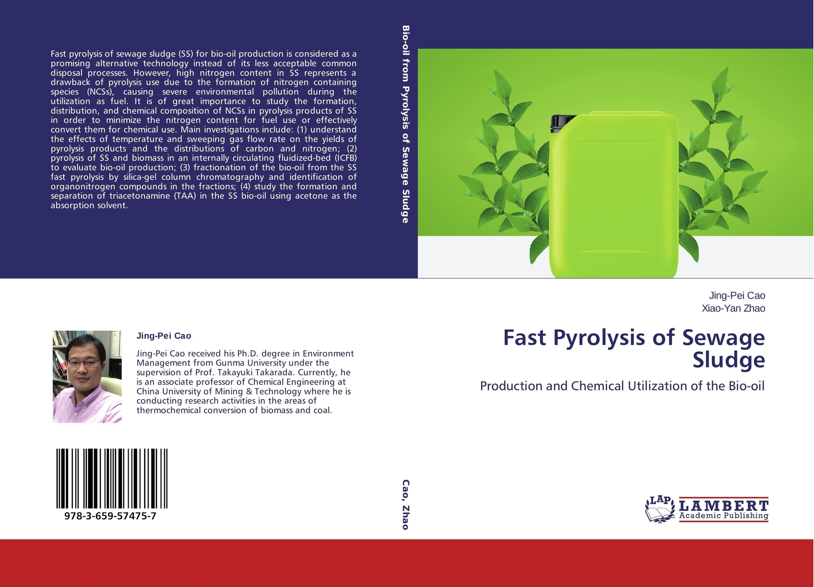 Thumbnail - Jing-pei Cao (u. A.) | Fast Pyrolysis Of Sewage Sludge | Taschenbuch |