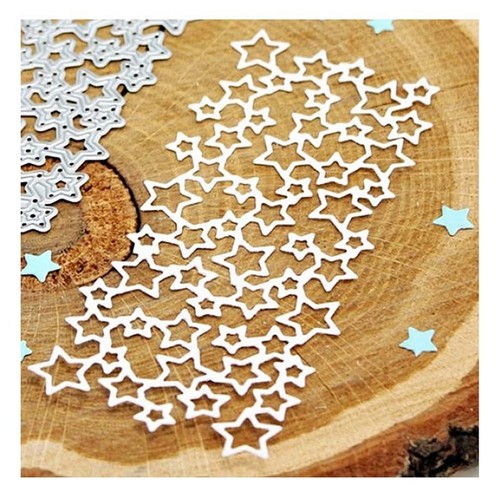 Star Background Frame Metal Cutting Dies Stencil Scrapbooking Embossing Template - Picture 2 of 4
