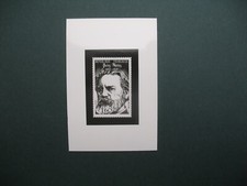 Epreuve photo maquette proof noir black - 1982 N° 2215 Jules Vallès écrivain et