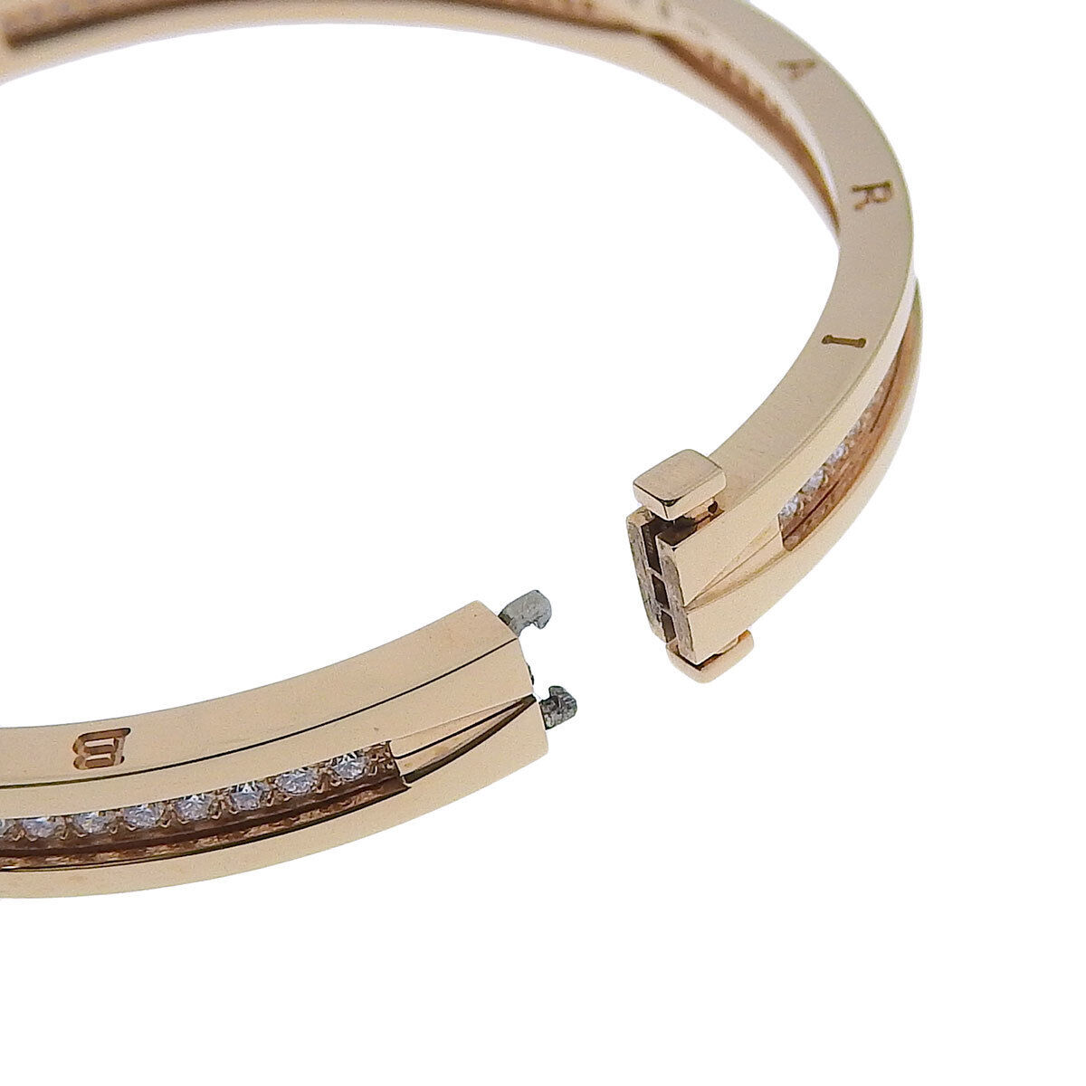 BVLGARI B Zero One Bangle 750PG Diamond Pink Gold M 357577 BVLGARI B Zero One Bangle 750PG Diamond Pink Gold M 357577