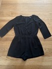 Women's Black Forever 21 Shorts Romper Jumper Size Medium — photo 1