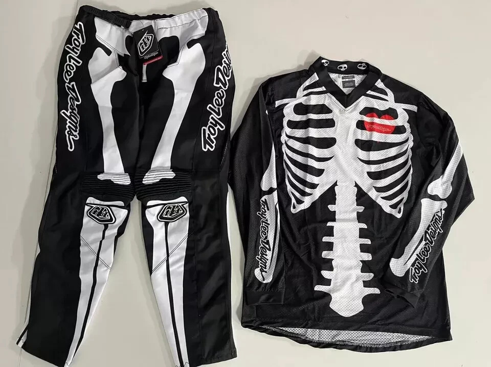 Troy Lee GP Skully Motocross Gear Kit Jersey/Pants Combo MX ATV