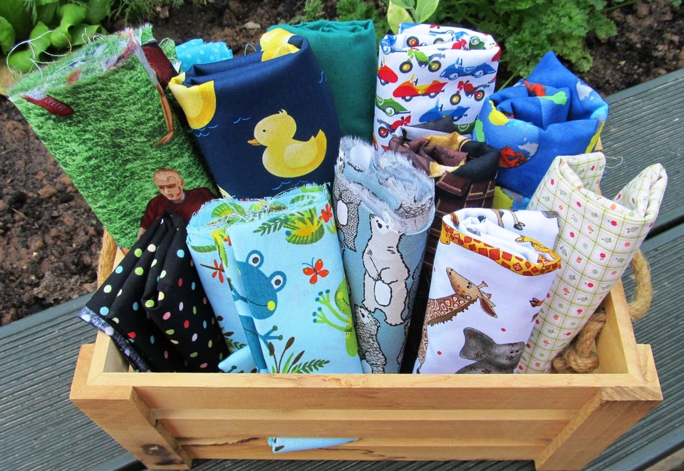 2 Meter Patchworkstoffe  Basteln Reste  Baumwolle  Neu  - Bild 2 von 4