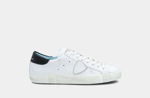 Philippe model Prsx veau- Blanc Noir Tutte in pelle bianca Prlu v022 | eBay