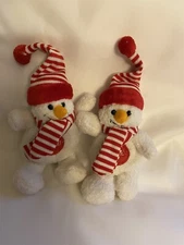 Set of (2)  Wish Pets Snowie Musical Christmas Key Chains