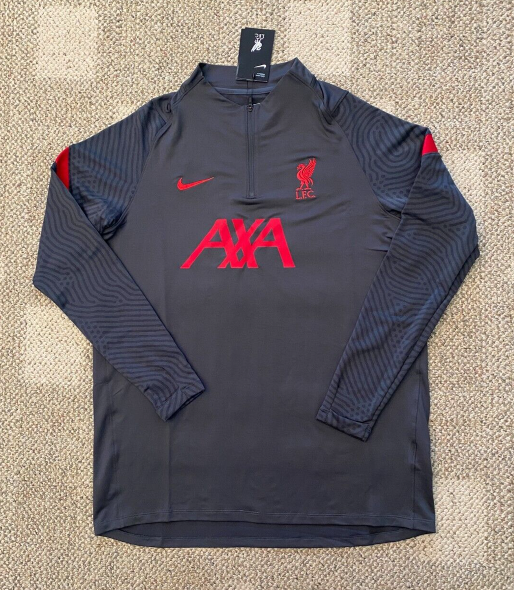 Nike Top Shirt 1/4 Zip Soccer Strike Drill CZ2687-060 Gray