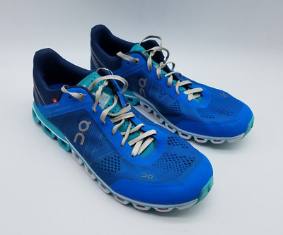 On Cloudflow Swiss Engineering Women's Size 11 Running Shoes Blue *See desc