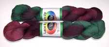 2-565 yd skeins ROSE GARDEN Done Roving LACE IT UP Merino Wool HAND PAINTED Yarn