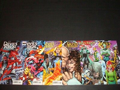 Devil's Reign 1-6 Complete Connecting Variant Set Comic Lot