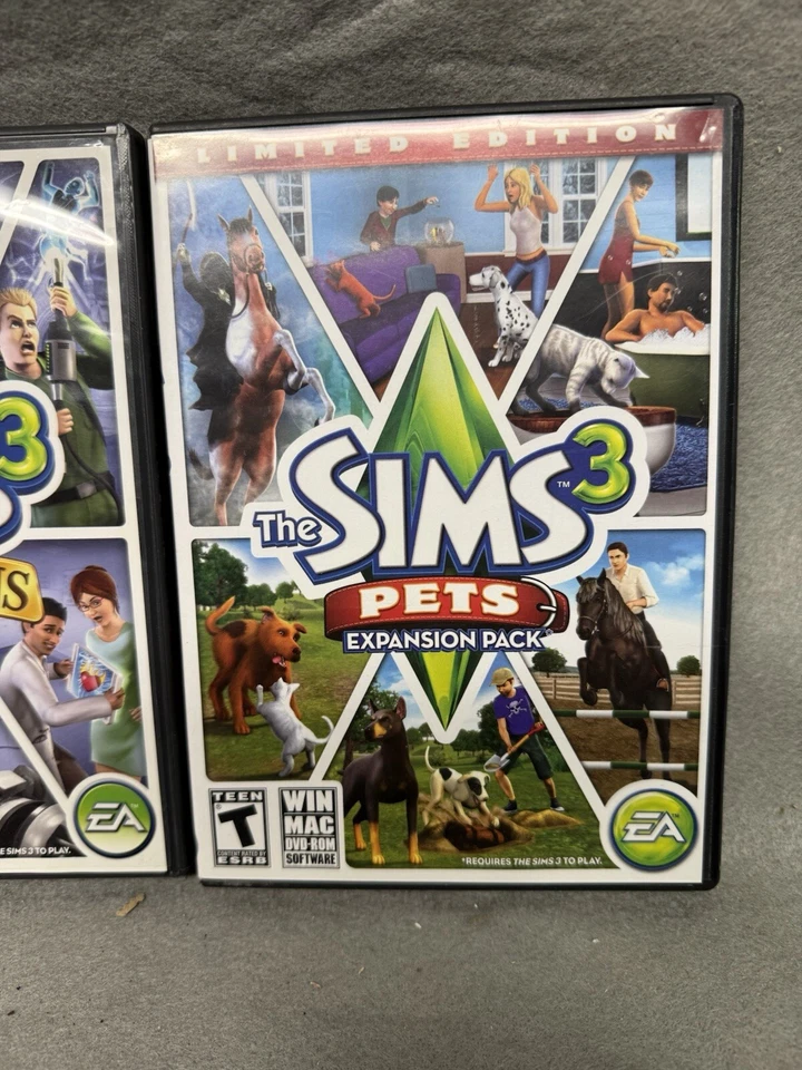 THE SIMS 3 DVD-ROM SOFTWARE PETS & AMBITIONS EXPANSION PACKS - Image 3 of 4