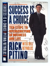 Success Is A Choice Rick Pitino Bill Reynolds 1997 1st Ed DJ Only No Book