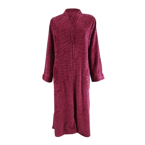 long satin dressing gowns ladies Blush Satin Robe with Chantilly Lace – Long Kimono Gown XS/S / Blush Pink main image 0