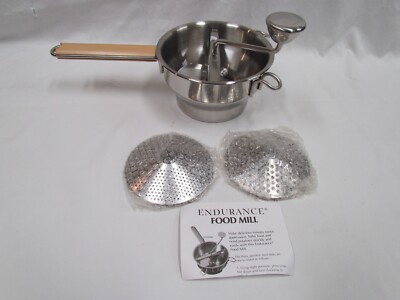Food Mill RSVP Endurance Kitchen Tool Collection Stainless Steel Large size7.75''